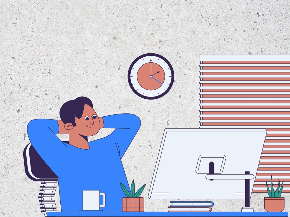 Drawing representing making money easily